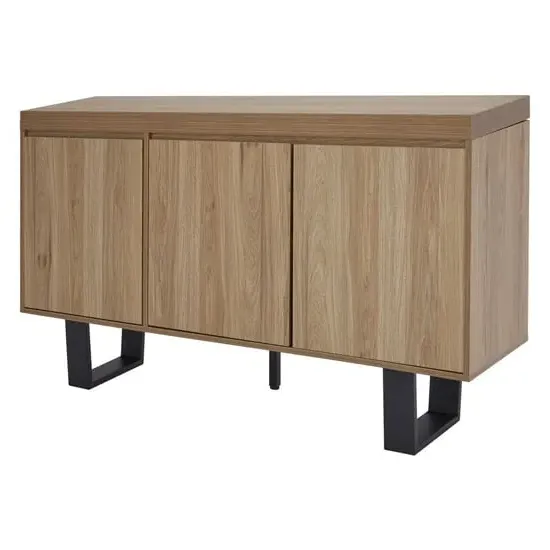 Otell Sideboard with U-Shaped Base - Natural, MDF