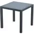 Ottawa Resin Outdoor Dining Table - Dark Grey