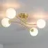 Otto 4 Lights Ceiling Light - Brushed Brass, Glass