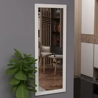 Ovea Pier Glass Wall Mirror - White, MDF alternate view