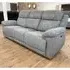 Owenton 3-Seater Electric Recliner Sofa - Grey, Fabric