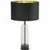 Oxford Velvet Shade Table Lamp - Green, Glass Marble Base