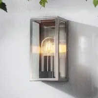 Oxford Wall Light - Clear, Stainless Steel