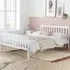Oxfords Small Double Bed Frame - White, Wood