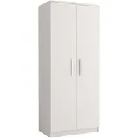 Oxnard 2-Door Wardrobe - Matt White