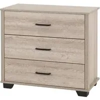 Oxnard 3 Drawer Chest - Light Oak