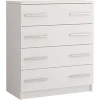 Oxnard 4 Drawer Chest - Matt White