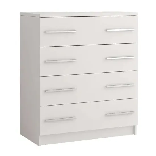 Oxnard 4 Drawer Chest - Matt White