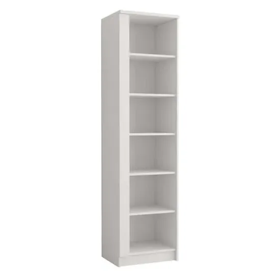 Oxnard Bookcase with 5 Shelves - White