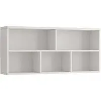 Oxnard Rectangular Wall Shelf - White