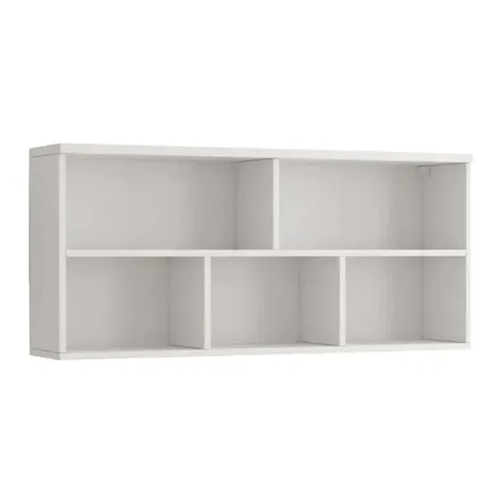 Oxnard Rectangular Wall Shelf - White