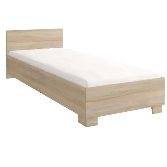 Oxnard Single Bed Frame - Sonoma Oak, Laminated Board