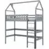 Ozark Bunk Bed without Mattress - Grey, Wood
