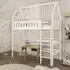 Ozark Bunk Bed without Mattress - White, Wood