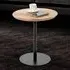 Ozark Round End Table - Black, Oak