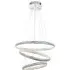 Ozias 3-Light Crystal Pendant Light - Polished Chrome