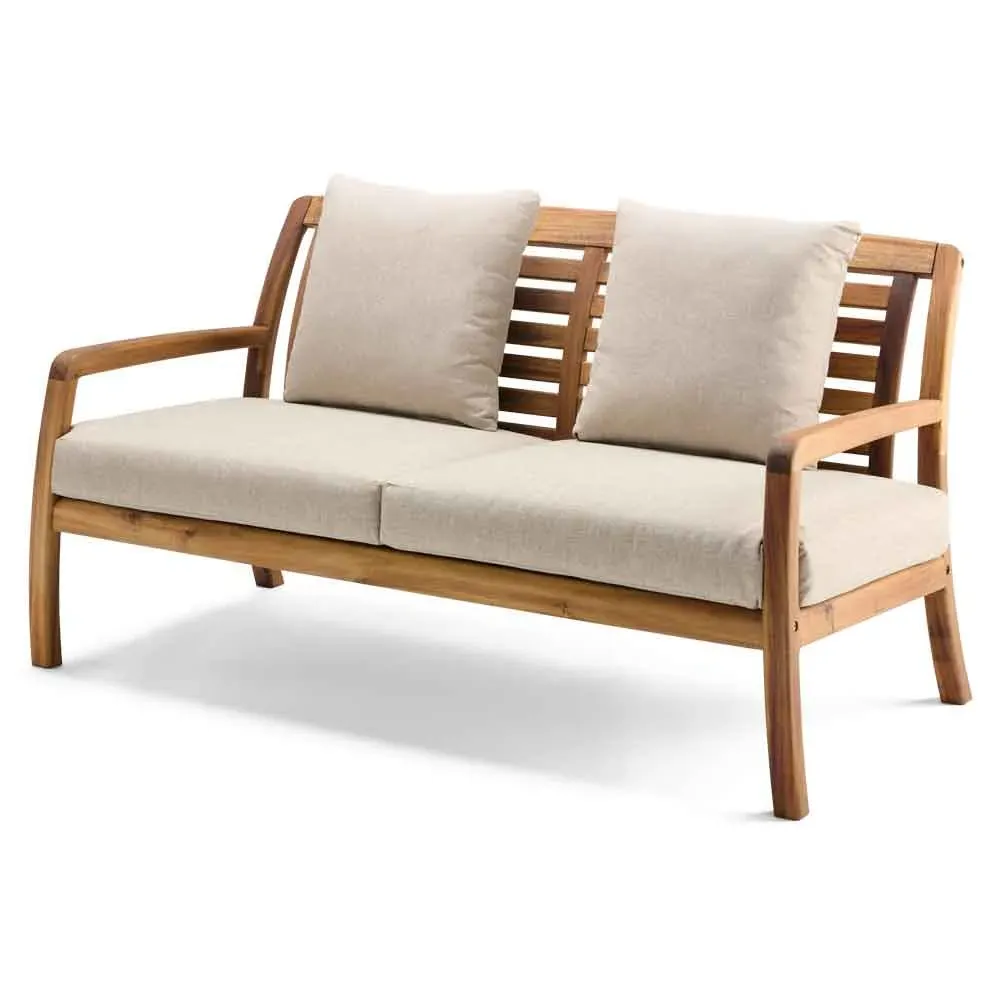 Ozone 2-Seater Lounge Sofa - Natural, Acacia Wood product