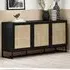 Pabla 3 Door Sideboard - Black, Melamine