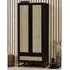 Pabla Wardrobe with 2 Doors 1 Drawer - Black, Rattan