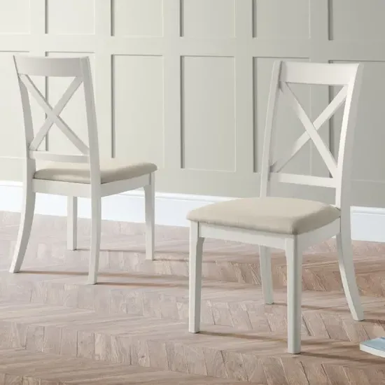 Pacari Dining Chairs in Pair - Grey, MDF product