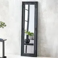 Padilla Full Length Dressing Mirror - Black, Wood