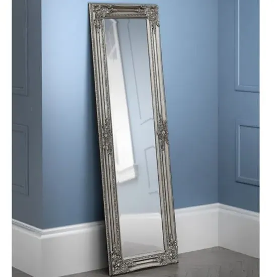 Padilla Full Length Dressing Mirror - Pewter, MDF
