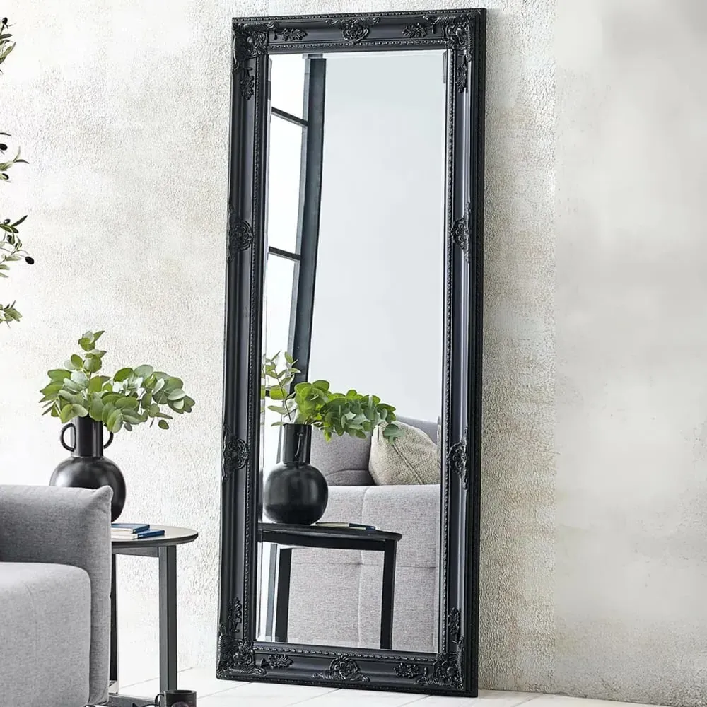 Padilla Lean-To Dress Mirror - Black image