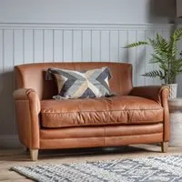 Padston 2-Seater Sofa - Vintage Brown, Leather alternate view