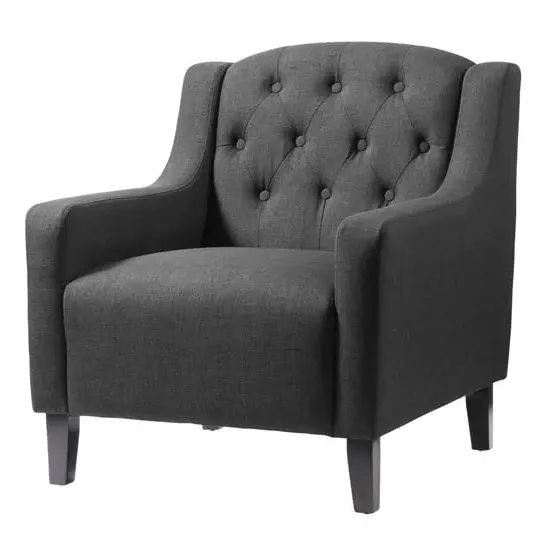 Paget Fabric Armchair - Grey
