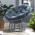 Palhoca Rattan Accent Chair - Grey, Rattan
