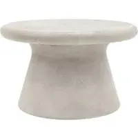 Palikir Round Coffee Table - Concrete Effect