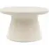 Palikir Round Coffee Table - Cream, High Gloss
