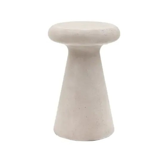 Palikir Round Side Table - Concrete Effect image