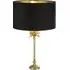 Palm Table Lamp - Black, Velvet