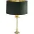 Palm Table Lamp - Green, Velvet