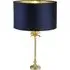 Palm Table Lamp - Navy, Velvet