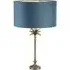 Palm Table Lamp - Teal, Velvet