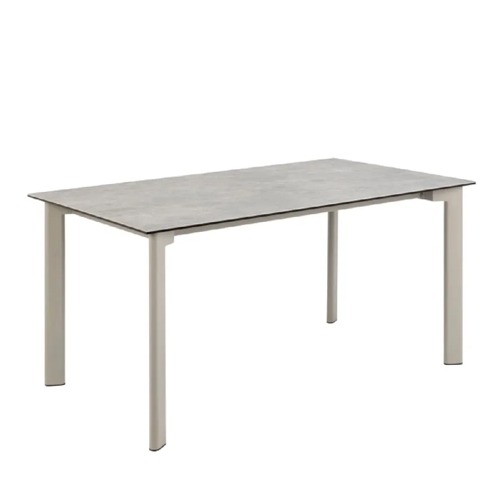Palmdale Rectangular Dining Table - Grey, Ceramic