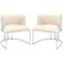 Palmer Dining Chairs - Beige, Faux Leather