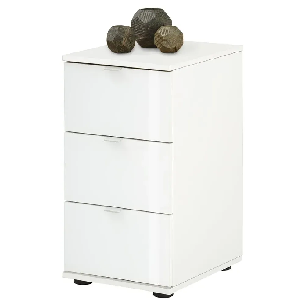 Palmer Office Pedestal with 3 Drawers - White image