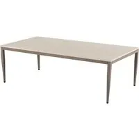 Palmerton Rectangular Coffee Table - Matt Latte, Ceramic