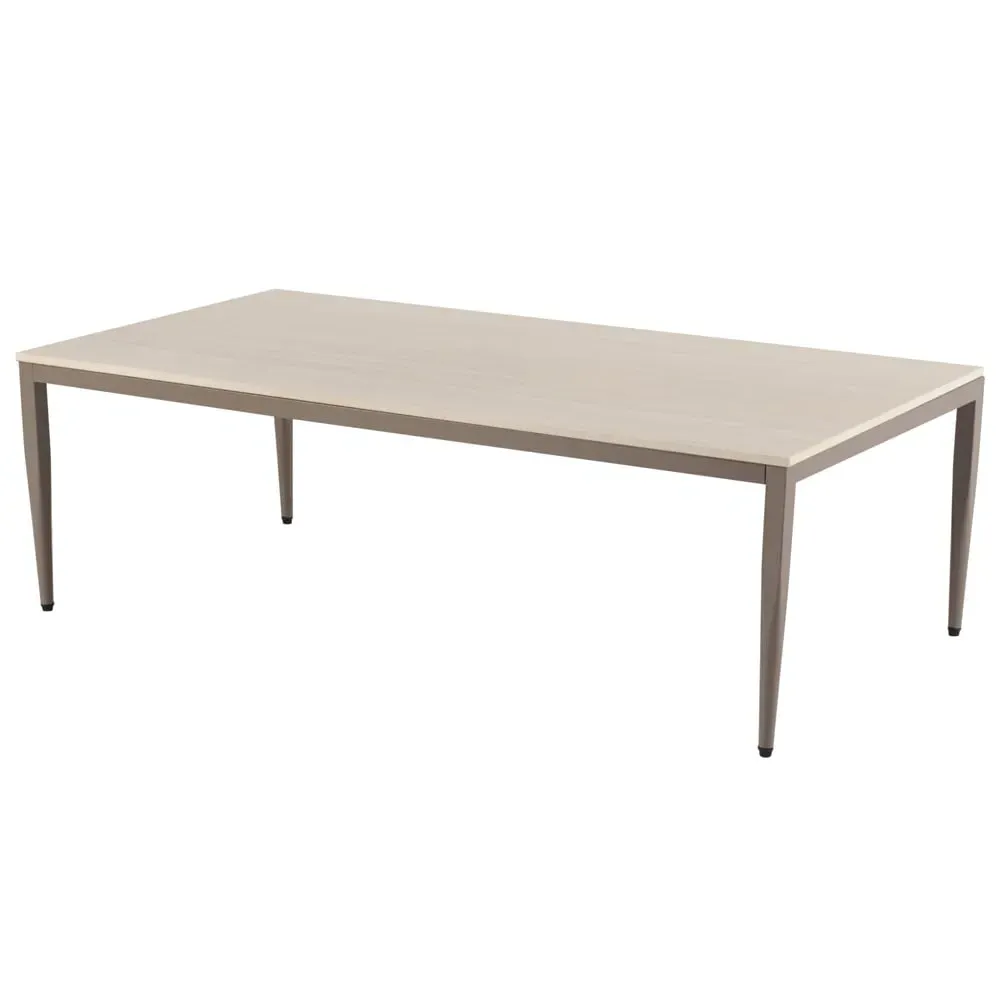 Palmerton Rectangular Coffee Table - Matt Latte, Ceramic