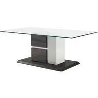 Pamplona Glass Coffee Table - Grey