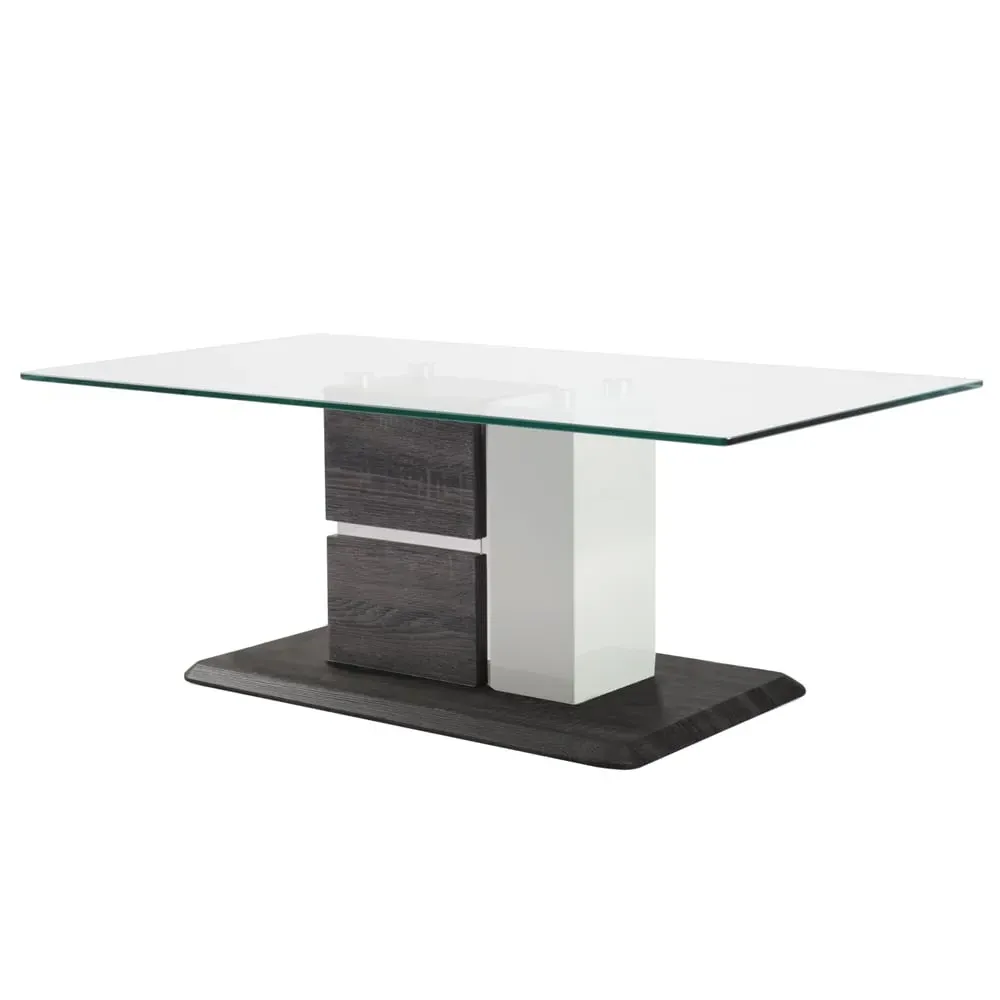 Pamplona Glass Coffee Table - Grey