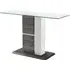 Pamplona Glass Console Table - Grey