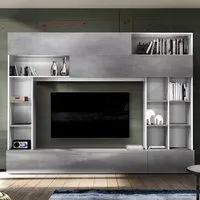 Pandora Entertainment Unit - White, Cement