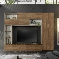 Pandora Entertainment Unit with Storage - Cashmere, Mercure Oak alternate view