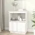 Paolo Pinewood Sideboard with 2 Doors - White, Pine