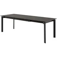 Papillion Extendable Dining Table - Black, Ceramic alternate view