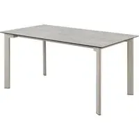 Papillion Rectangular Dining Table - Grey, Ceramic